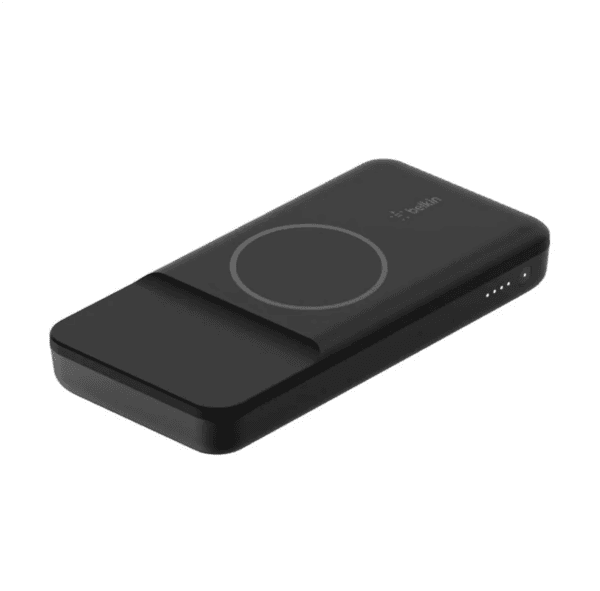 Batería externa y cargador magnético inalámbrico Belkin de 10.000 mAh | Negro