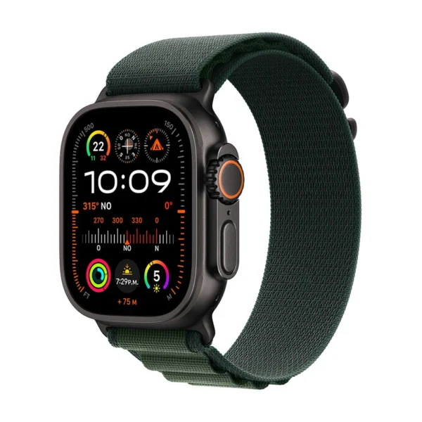 Apple Watch Ultra 2 49mm GPS + Cellular | Titanio natural | Correa Verde