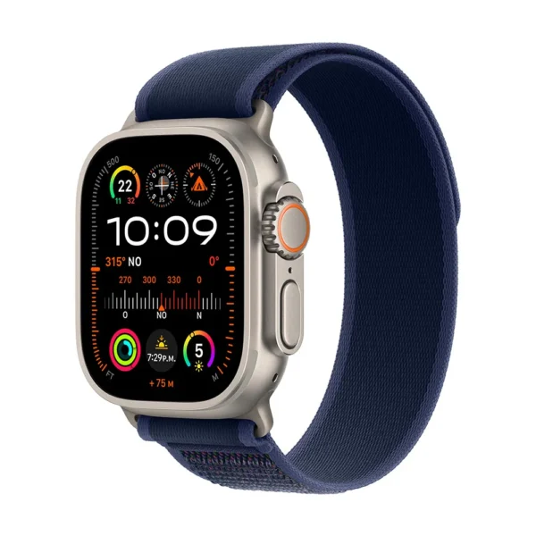 Apple Watch Ultra 2 49mm GPS + Cellular | Titanio natural | Correa Trail Azul